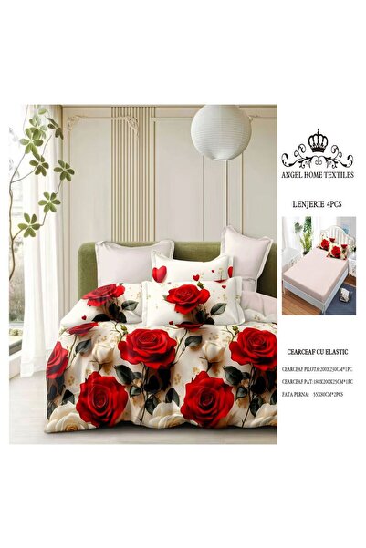 AngelsHome Linen sheet with Stretchy