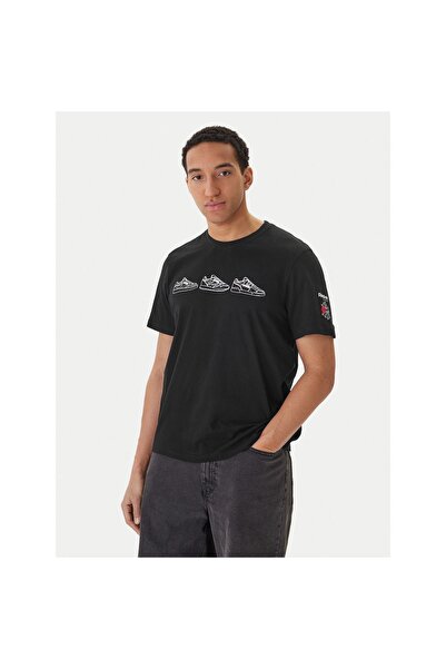 Reebok Ανδρικό T-shirt RK25569CCM Μαύρο