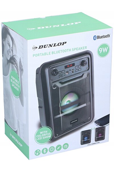 DUNLOP Boxă portabilă D220 BT FM AUX USB Negru