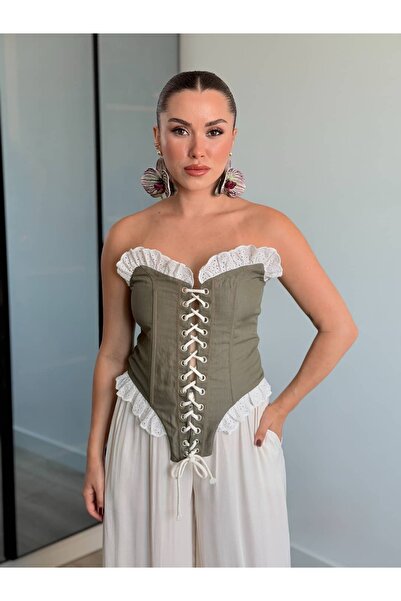 ROUPAS COLLECTİON Düşes Korse Bluz