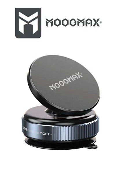 MOOGMAX Magnetic Car Phone Holder with Vacuum Suction, Strong Adsorption