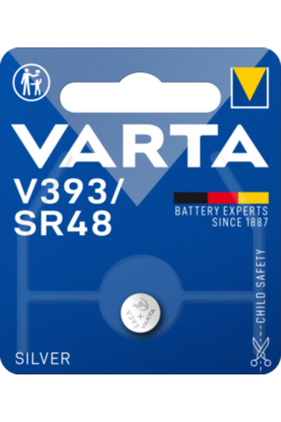 Varta Battery Silver Coin V393 Blister 1 pc
