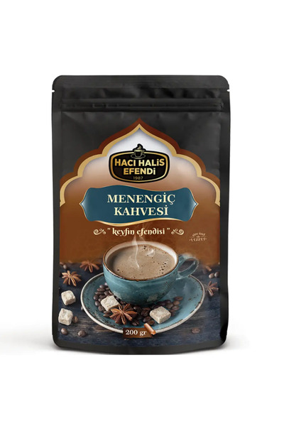 HACI HALİS EFENDİ Menengiç Kahvesi 200 gr Kafeinsiz Yumuşak İçimli Sütlü Toz ...