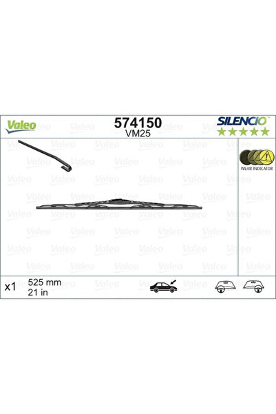 VALEO Stergator Silencio Performance 525mm