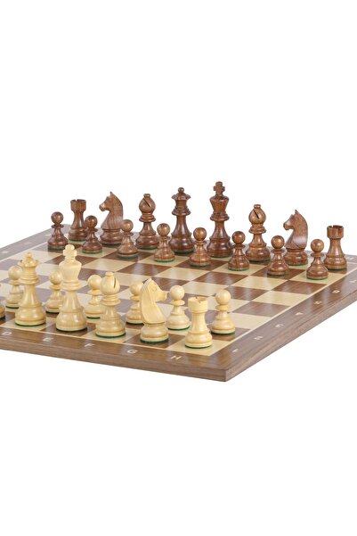 Sunrise Chess & Games Tournament chess Top Bottom Set no. 5 - 50 mm board + 3...