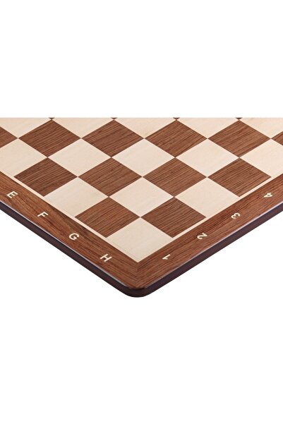 Sunrise Chess & Games Chessboard no. 5+ (with description) paduk/maple (marqu...