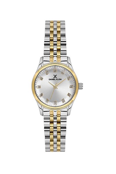 Daniel Klein Gold Silver Color Gift Packaged 28 mm Women's Wristwatch