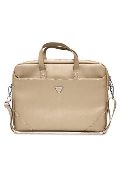 OEM Guess 4G Uptown Computer Bag Τσάντα κατάλληλη για laptop 15" (Beige - GUC...