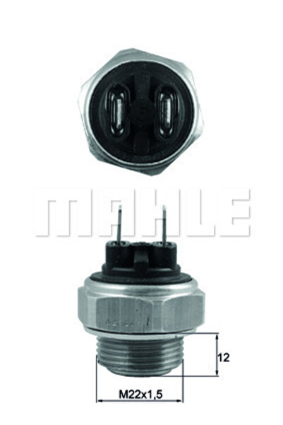 MAHLE Senzor Comutator Temperatura, Actionare Ventilator (cu Garnitura) Peuge...