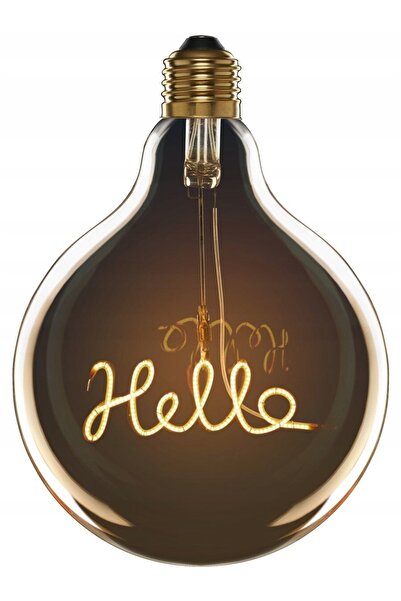 NO BRAND Bec LED CELLULARLINE Fancy Bulb Hello 2W E27