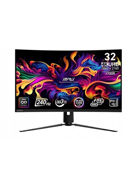 NO BRAND Monitor MSI MPG 321CURX QD-OLED 31.5 3840x2160px 240Hz 0.03 ms Curbat