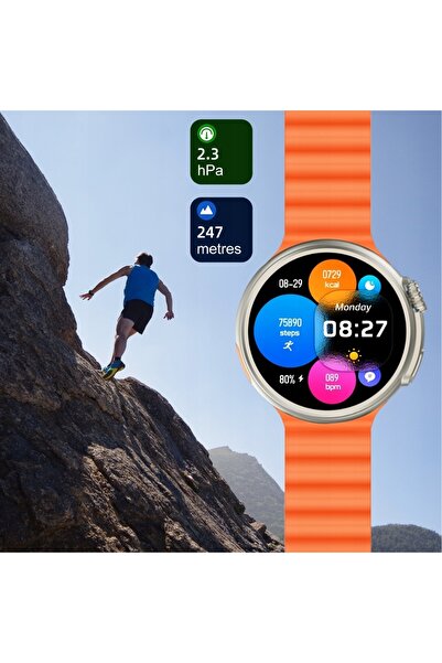 innature Smartwatch YAXO Oxnard Lumen Portocaliu