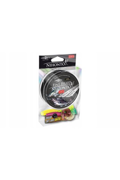 NO BRAND Fir MIKADO Nihonto Fine Braid 0,08 mm / 150 m Negru