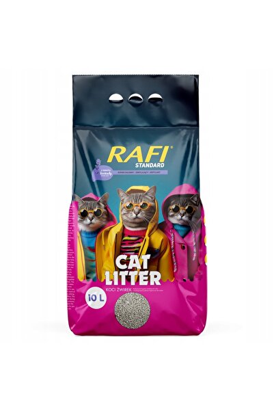NO BRAND Ștrac pentru pisici RAFI Standard Lavanda 10 L