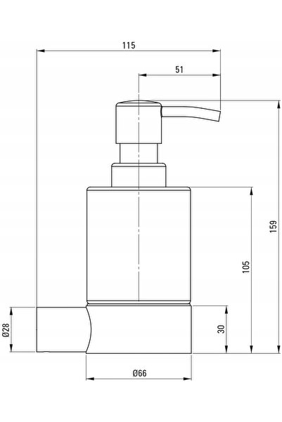 DEANTE Dozator de săpun Round ADR R421 Auriu periat
