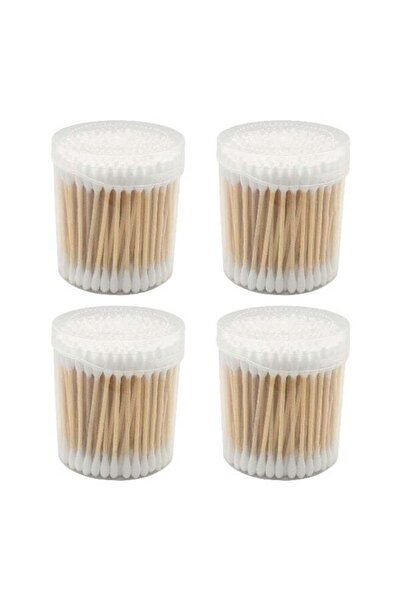 Duravel 600Pcs Wooden Cotton Buds Bamboo Cotton Swabs Double-Ended, White, in...