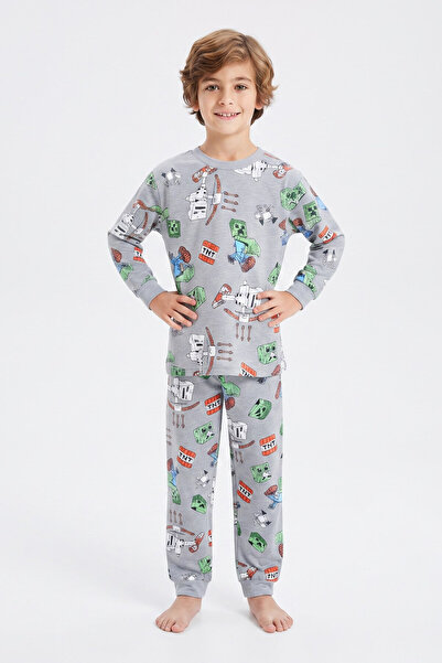 MODANINO Boy's 100% Cotton Pajama Set 3-13 Years 12734Is