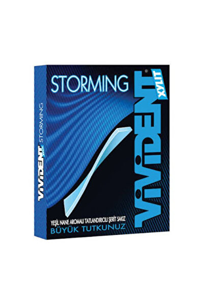 Vivident STORMİNG YEŞİL NANE AROMALI SAKIZ 33 GR *5'Lİ