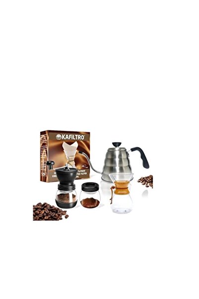 Empressco Prensipli Chemex Seti - 4'lü Barista Pour Over Başlangıç Seti