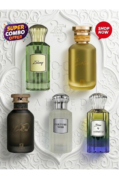 Ahmed Al Maghribi AHMED AL MAGRIBI- 5 PCS Perfumes COMBO-Zeleny , Endless, Co...