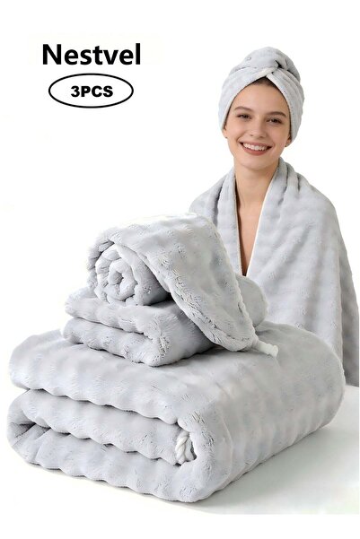 Generic Nestvel Bath Towel Large,Bath Towel Set -3PCS Includes ( 90*170CM )Ba...