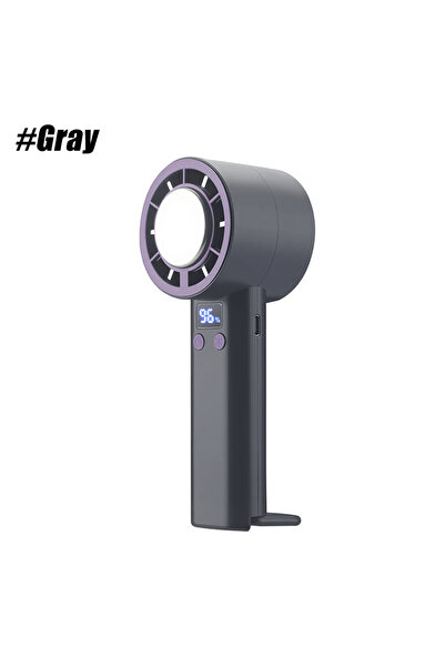 Choice grey 1pcs Portable Handheld Fan - Powerful High-Speed USB Rechargeable...