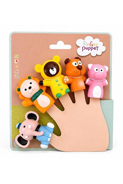 OEM Finger puppet set 5 marionete pentru degete, animale