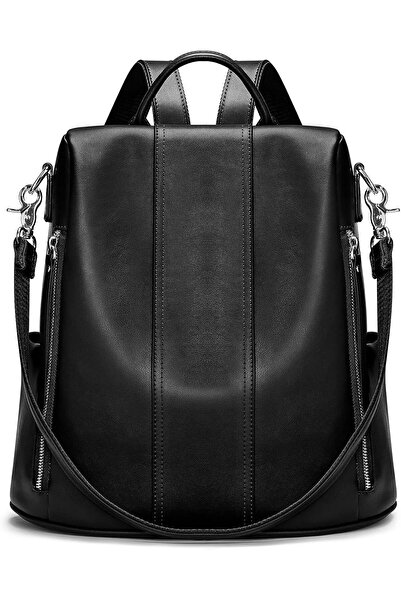 Generic S-ZONE Women Soft Leather Backpack Anti-theft Purse Ladies Waterproof...