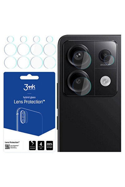 3MK Protecție lentilă pentru Xiaomi Redmi Note 13 Pro 5G Protecție hibridă di...