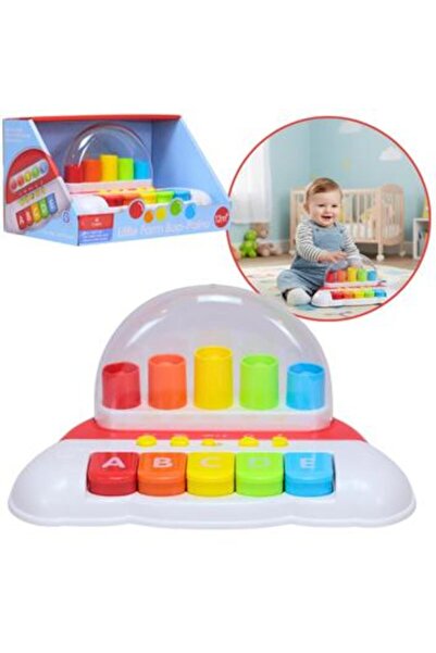 Toybox لعبة بيانو تفاعلية للأطفال مع موسيقى وأضواء وأنشطة كرة البوب للأطفال ا...