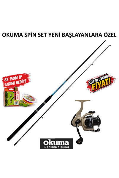 Okuma Outrax OR-3000SGA 1+1BB Olta Makinesi+Okuma G-Power Spin 240cm 15-40 gr...