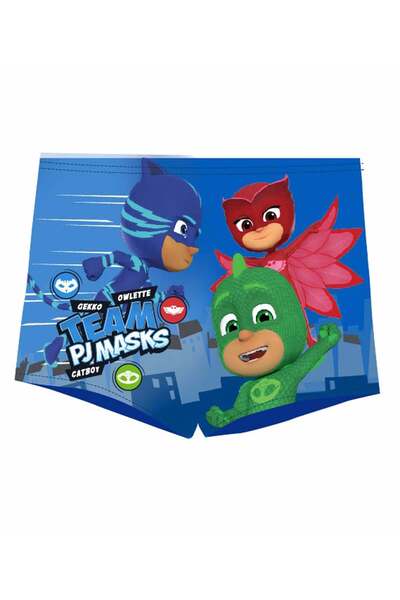 PJ Masks Boxer de baie albastru 3-8 ani cu uscare rapidă 88% poliester 12% el...
