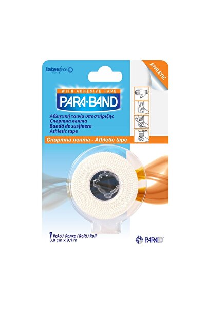 OEM Paraid Bandă adezivă sportivă rolă 9.1x0.38cm Albă