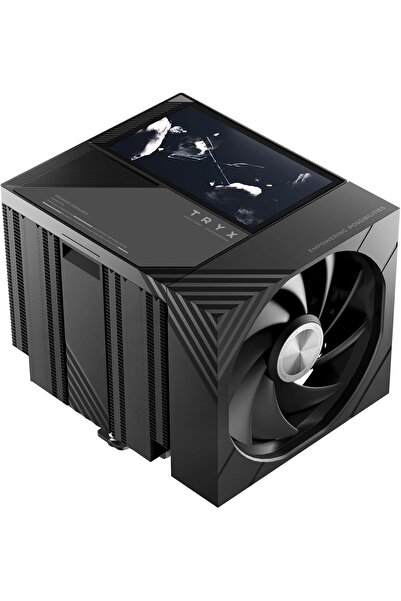 TRYX TURRIS H-T620N-DM2M-G0K Air Cooled CPU Cooler, 5-Inch Display, Dual Fan,...