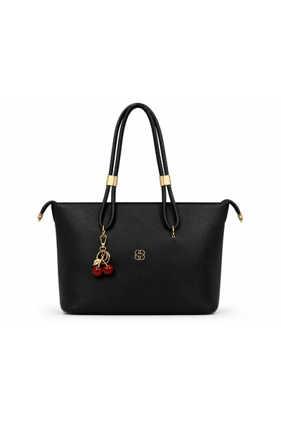 pololiza Women's Shoulder Bag Crossbody Strap Premium Soft Textured Raven Lar...