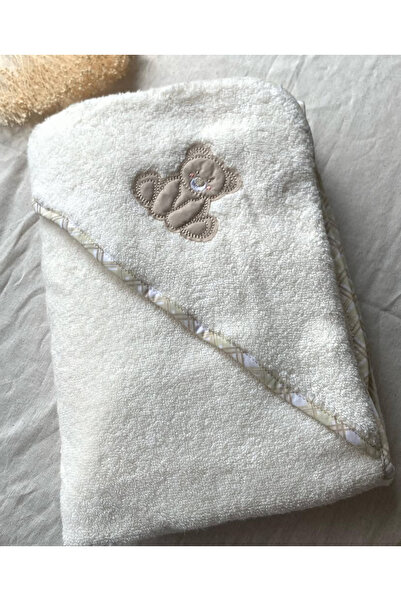 Mamanne Ayıcık Bebek banyo havlusu