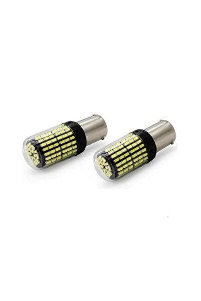 DEMİRLED 144 Led Tek Duy Oto Led Ampülü Beyaz Güçlü Işık Tak Kullan ( 2 Adet )
