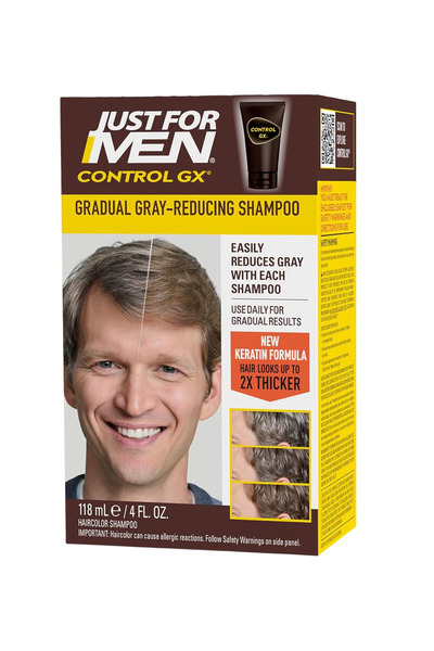 Just For Men Șampon cu culoare graduală, Doar pentru mine, GX Control, Reduce...