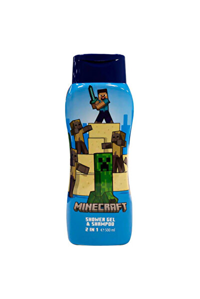 Lorenay Șampon și gel de duș 2-în-1 pentru copii, Lorenay, Minecraft, Hipoale...