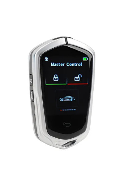 CerCip Smart Car Key with Display 858 Silver, Keyless Entry Activation, 4 but...