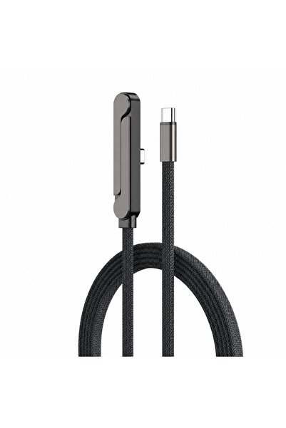 Flippy Cablu de Incarcare si Date USB-C la USB-C, Flippy, 240W, Impletit, Pli...