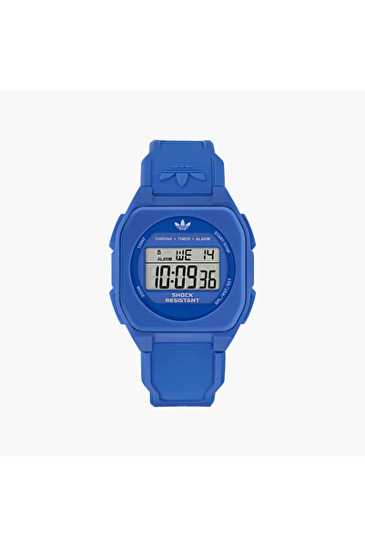adidas City Tech Four Unisex 42 MM Blue Digital | AOST25030