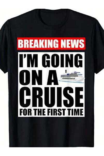 4CR تي شيرت Storecastle First Time Cruiser Gift بتصميم "Breaking News" مع رسو...