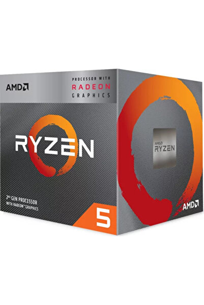 Amd Procesor Ryzen 5 3400G, 3.7 GHz, Socket AM4, Radeon RX Vega 11 Graphics