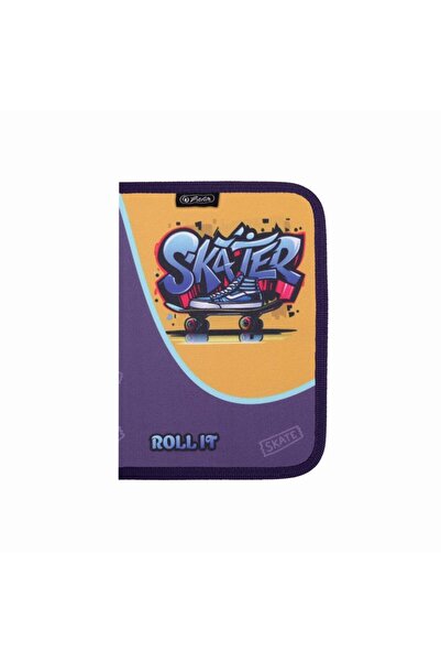 Herlitz Penar neechipat 2 clape, 19.5 x 13.5 x 3 cm, Skate