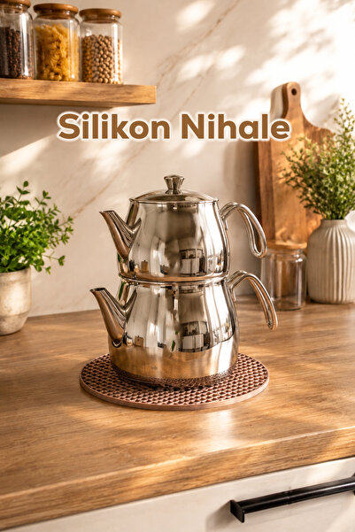 Porsima 31012 Silikon Yuvarlak Nihale 20cm Kapicino