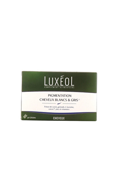 Luxeol Капсули за подпомагане пигментацията на бели и сиви коси, 30 таблетки