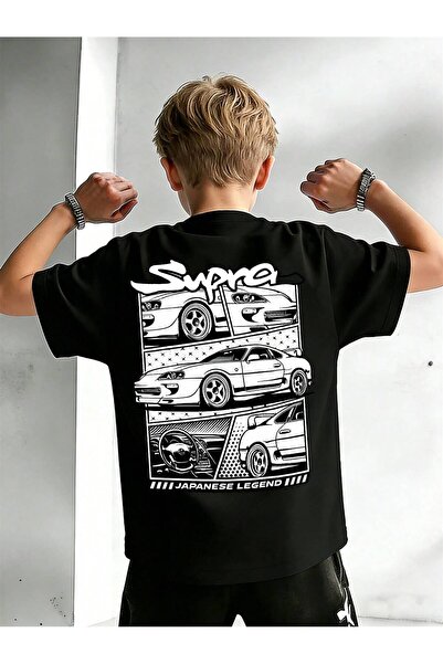 SVART WEAR Supra Printed Streetwear Themed T-shirt με λαιμόκοψη 100% βαμβακερ...