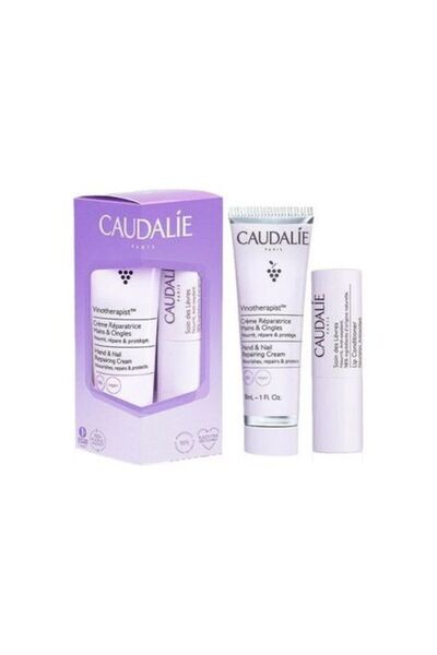 Caudalie Προσφορά: Κρέμα Επανόρθωσης Χεριών & Νυχιών Βινοθεραπείας 30ml & Περ...