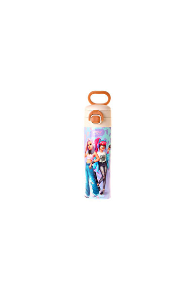 WOW Generation 520 ml Cool Patterned Blue - Pink Girls' Steel Thermos Flask (...
